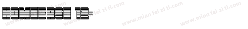 homebase 12字体转换